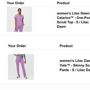 Figs set Lilac Dawn size small